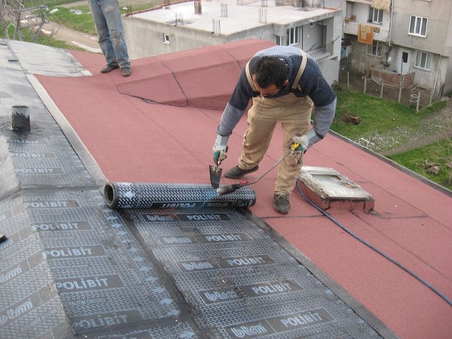 Torbalı EPDM Kauçuk Çatı – düz çatıda arduvazlı bitümlü membran serimi